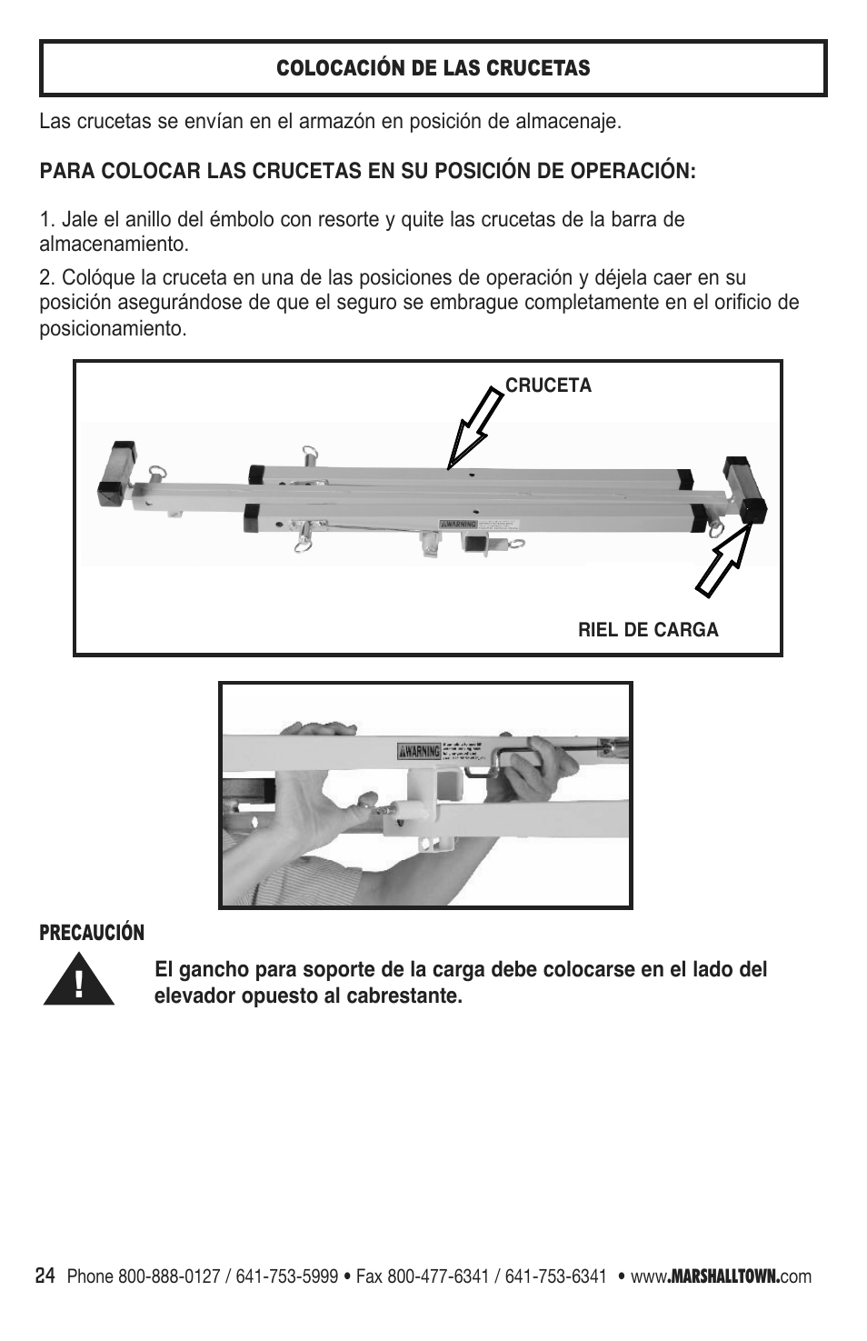 Marshalltown DL11 Drywall Lift User Manual | Page 24 / 48