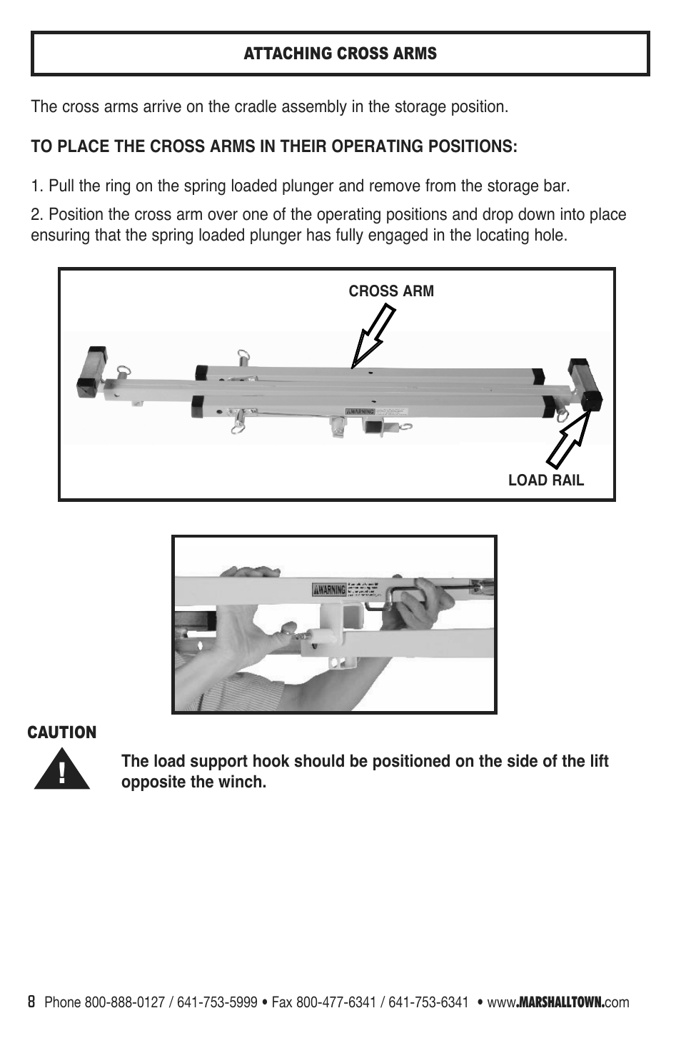 Marshalltown DL11 Drywall Lift User Manual | Page 8 / 48