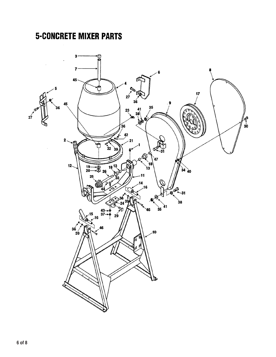 Marshalltown 300UT Utility Mixer User Manual | Page 6 / 8