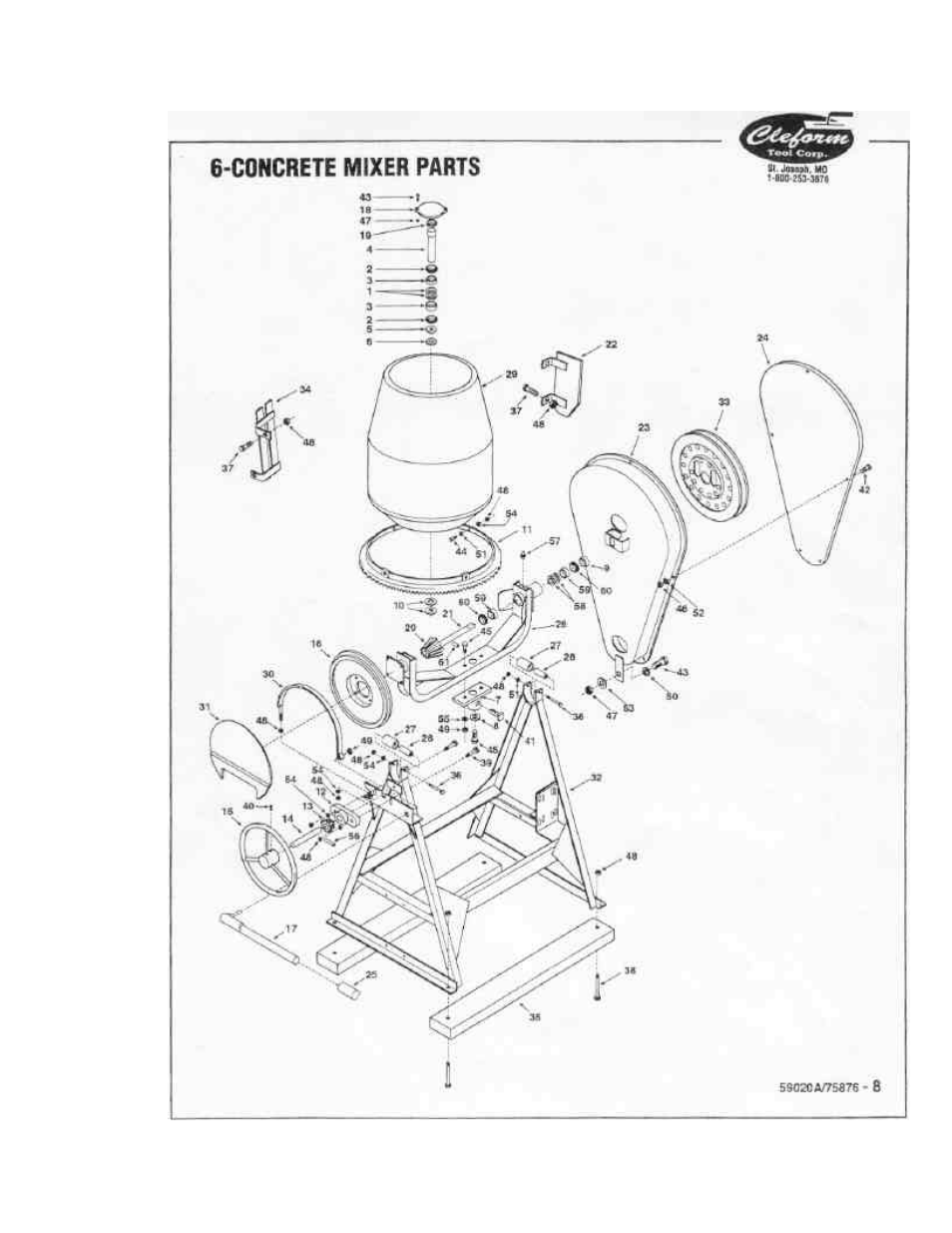 Marshalltown 59020A Mixer User Manual | Page 9 / 14