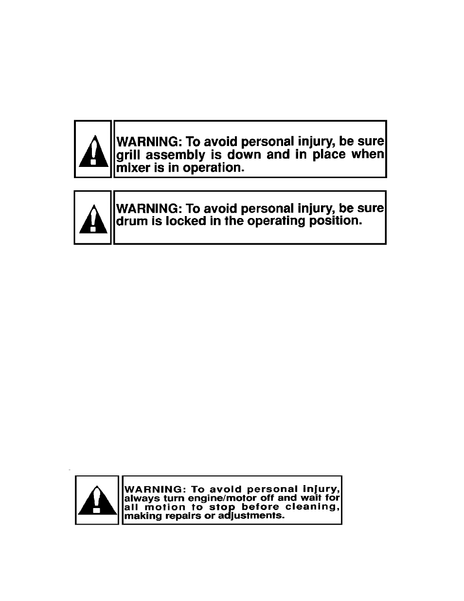 Marshalltown 800MP Mixer User Manual | Page 9 / 28