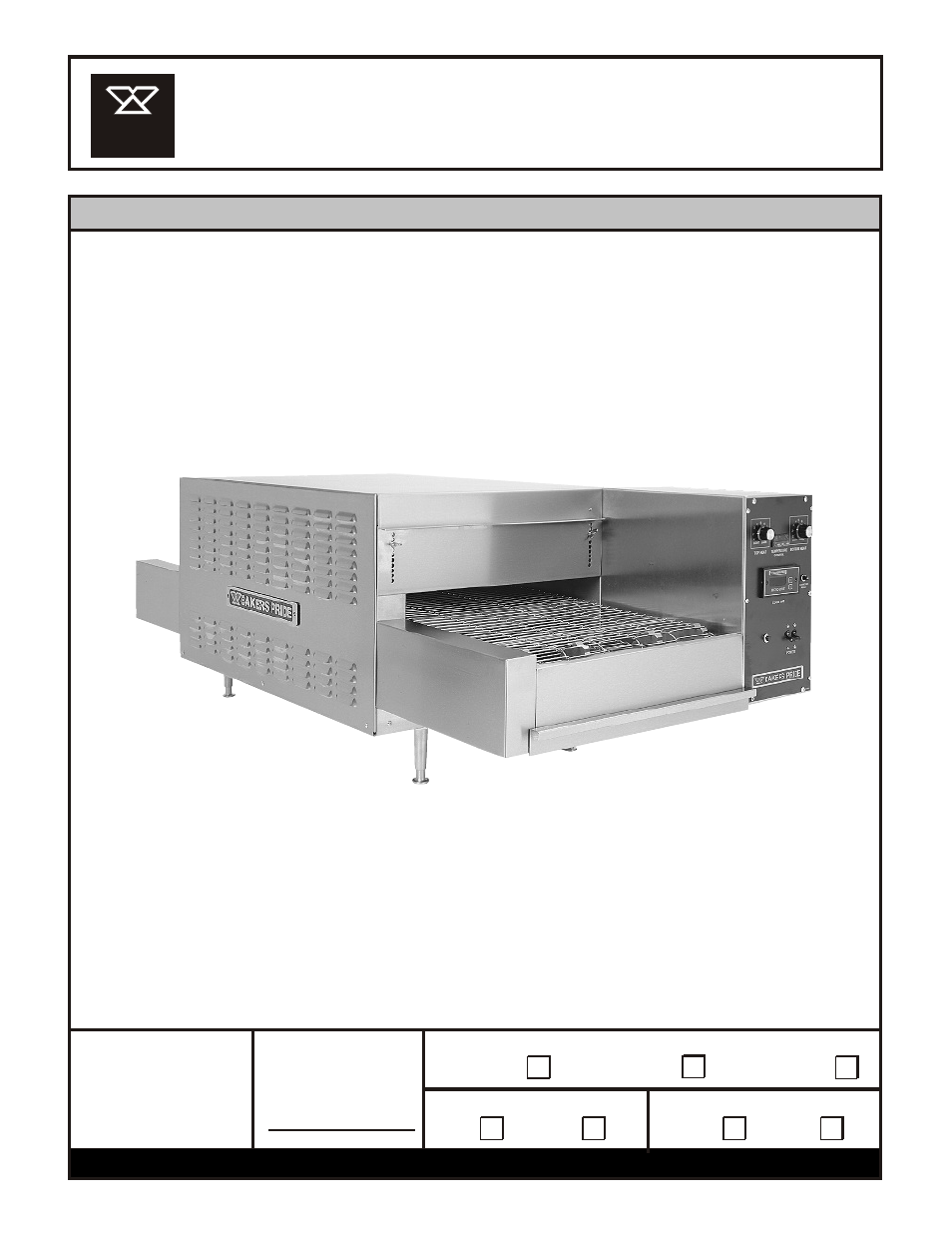 Bakers Pride APC-18 User Manual | 4 pages