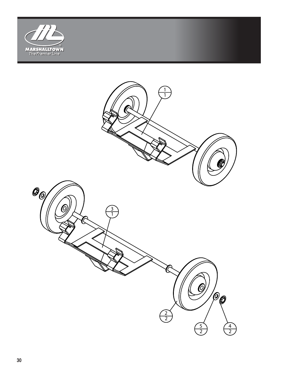 Marshalltown PC3000T Parts Manual User Manual | Page 30 / 36