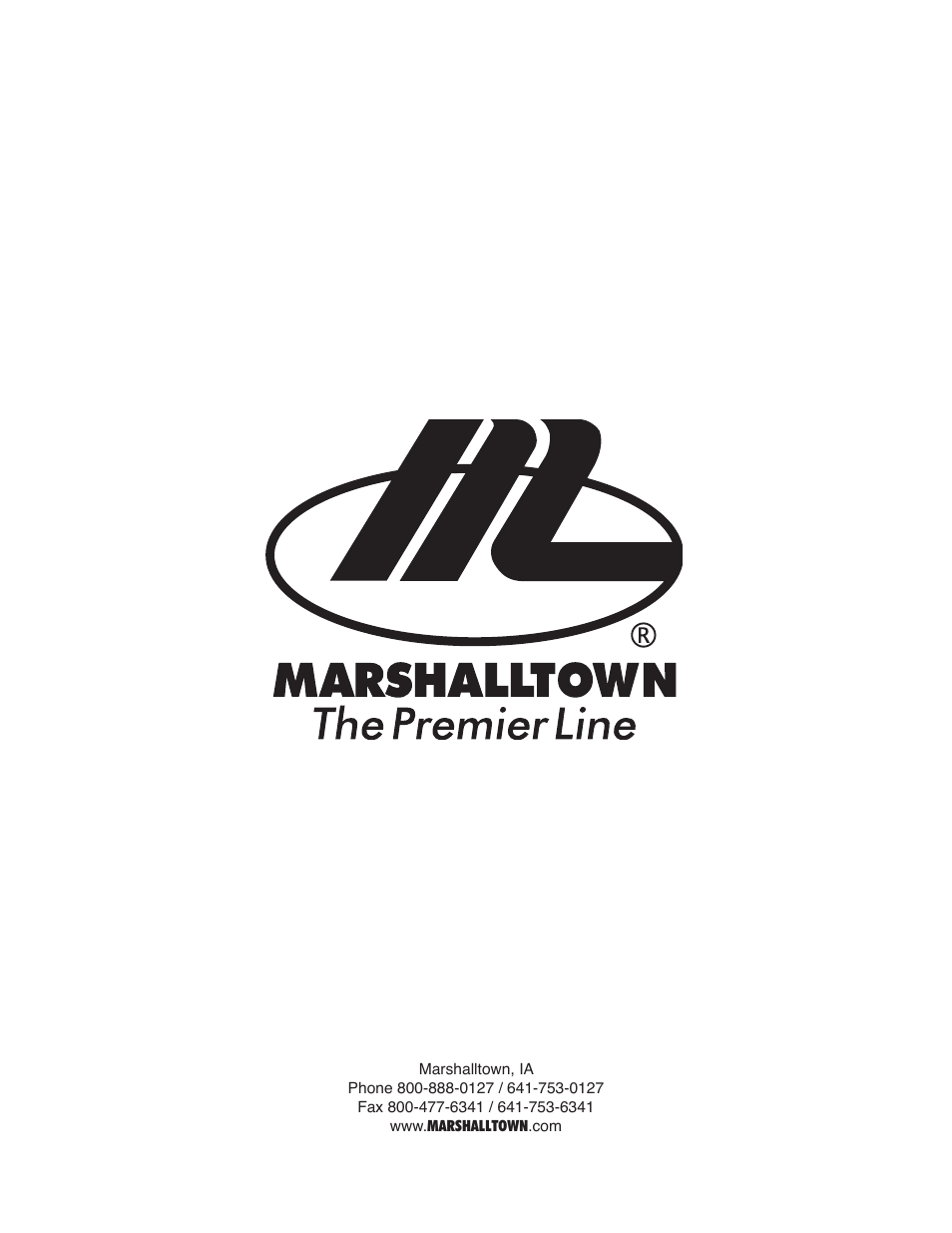 Marshalltown PC3000T Parts Manual User Manual | Page 36 / 36