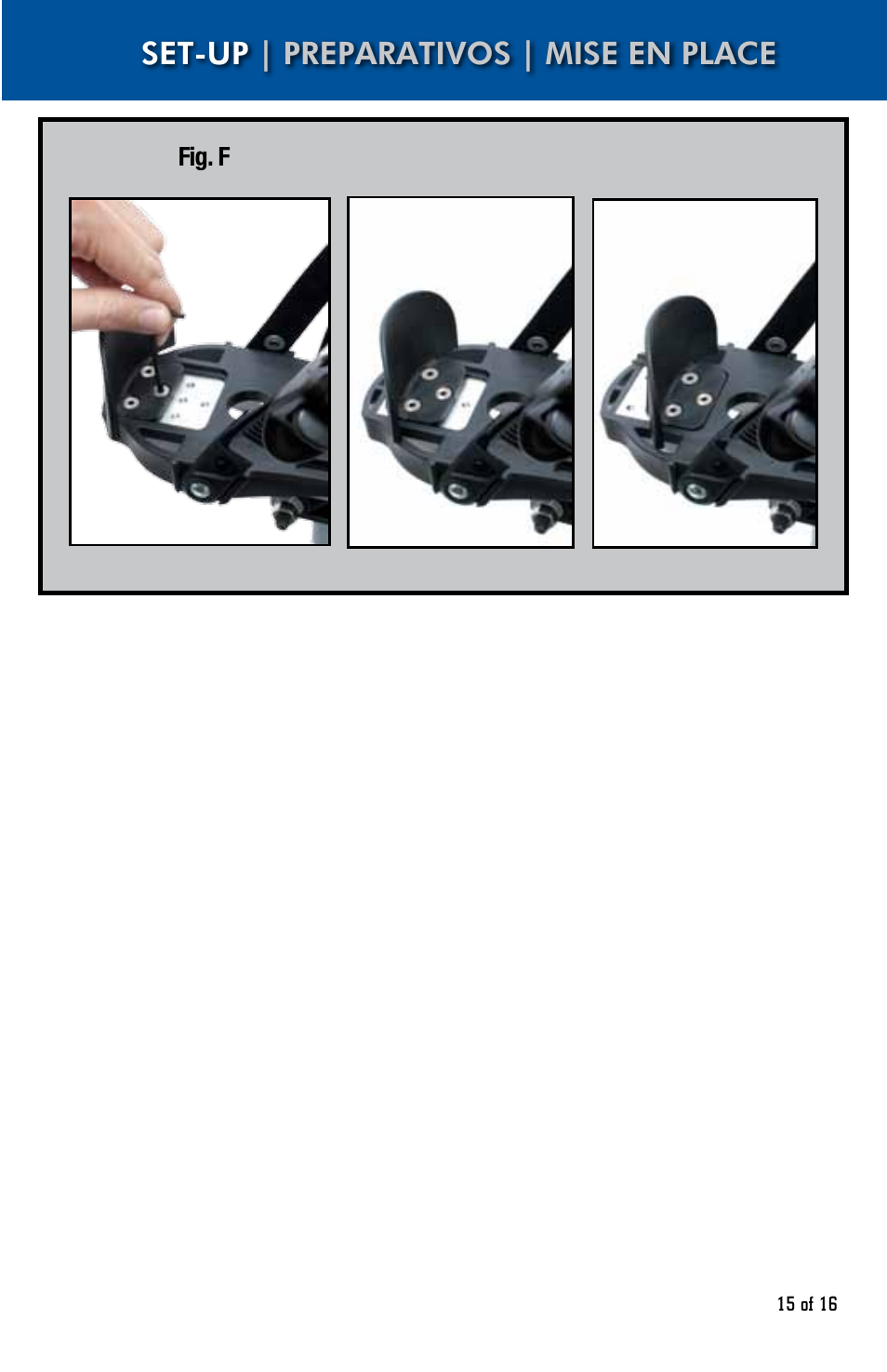 Set-up | preparativos | mise en place | Marshalltown SKY2124 SkyWalker Stilts 2.1 Usage Guide User Manual | Page 15 / 16