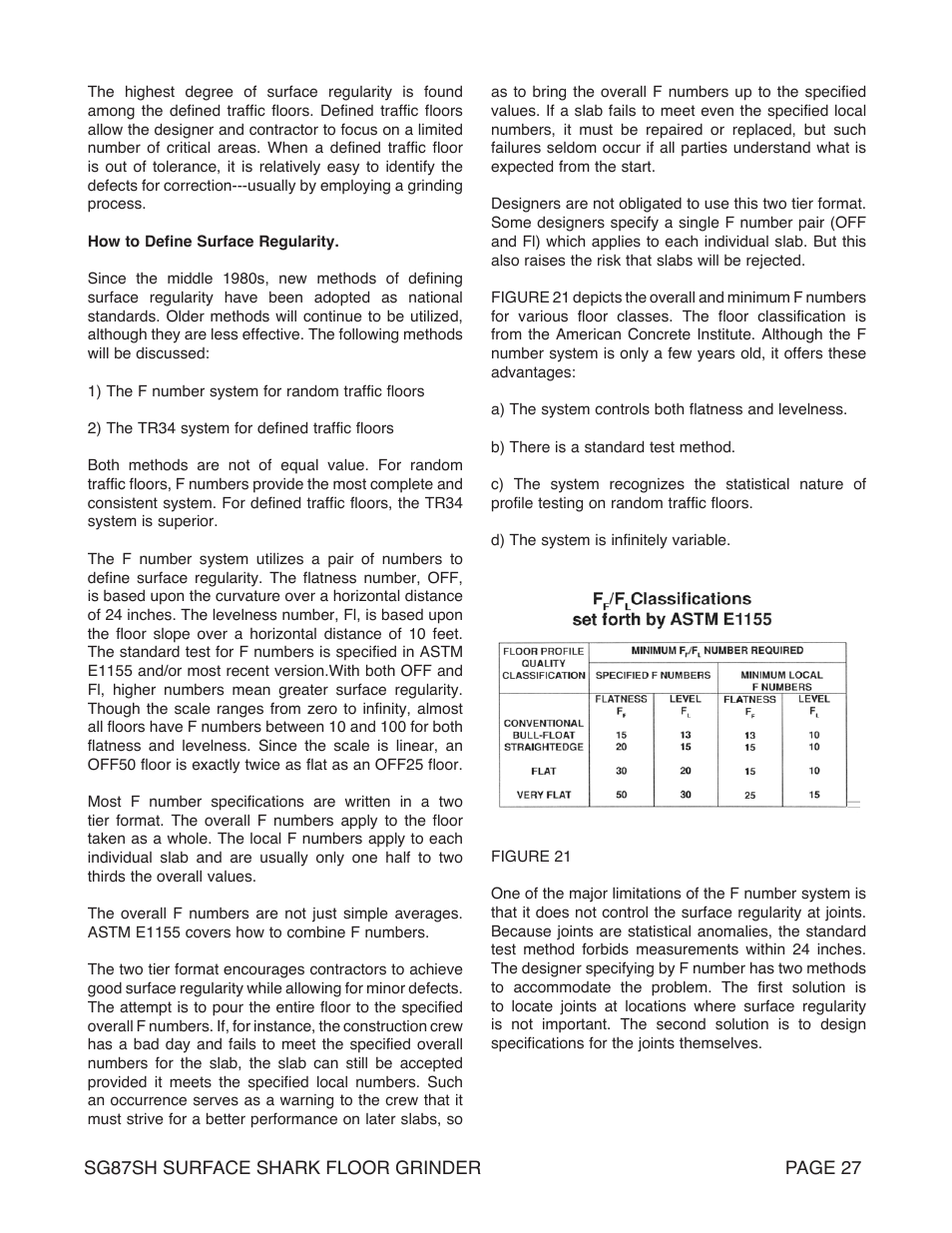 Marshalltown SG87SH SURFACE SHARK Floor Grinder User Manual | Page 27 / 52