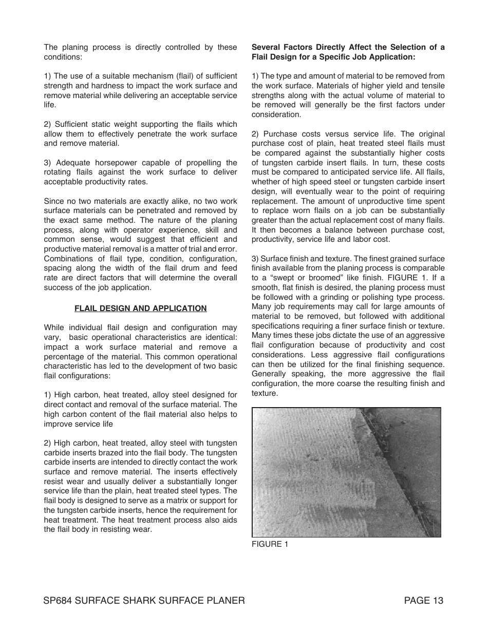 Marshalltown SP684 SURFACE SHARK Surface Planer User Manual | Page 13 / 60