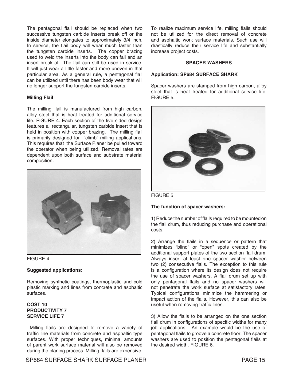 Marshalltown SP684 SURFACE SHARK Surface Planer User Manual | Page 15 / 60