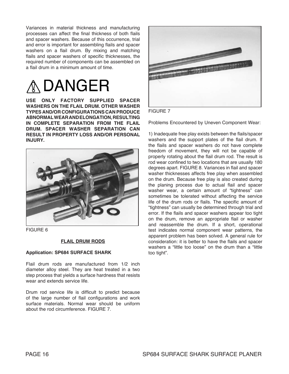 Marshalltown SP684 SURFACE SHARK Surface Planer User Manual | Page 16 / 60