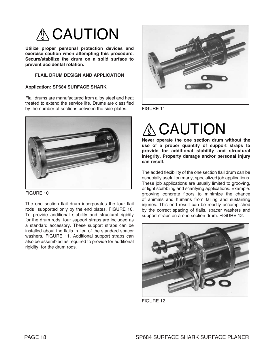 Marshalltown SP684 SURFACE SHARK Surface Planer User Manual | Page 18 / 60