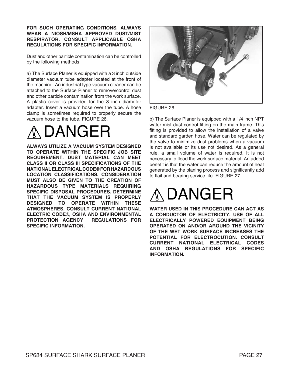 Marshalltown SP684 SURFACE SHARK Surface Planer User Manual | Page 27 / 60