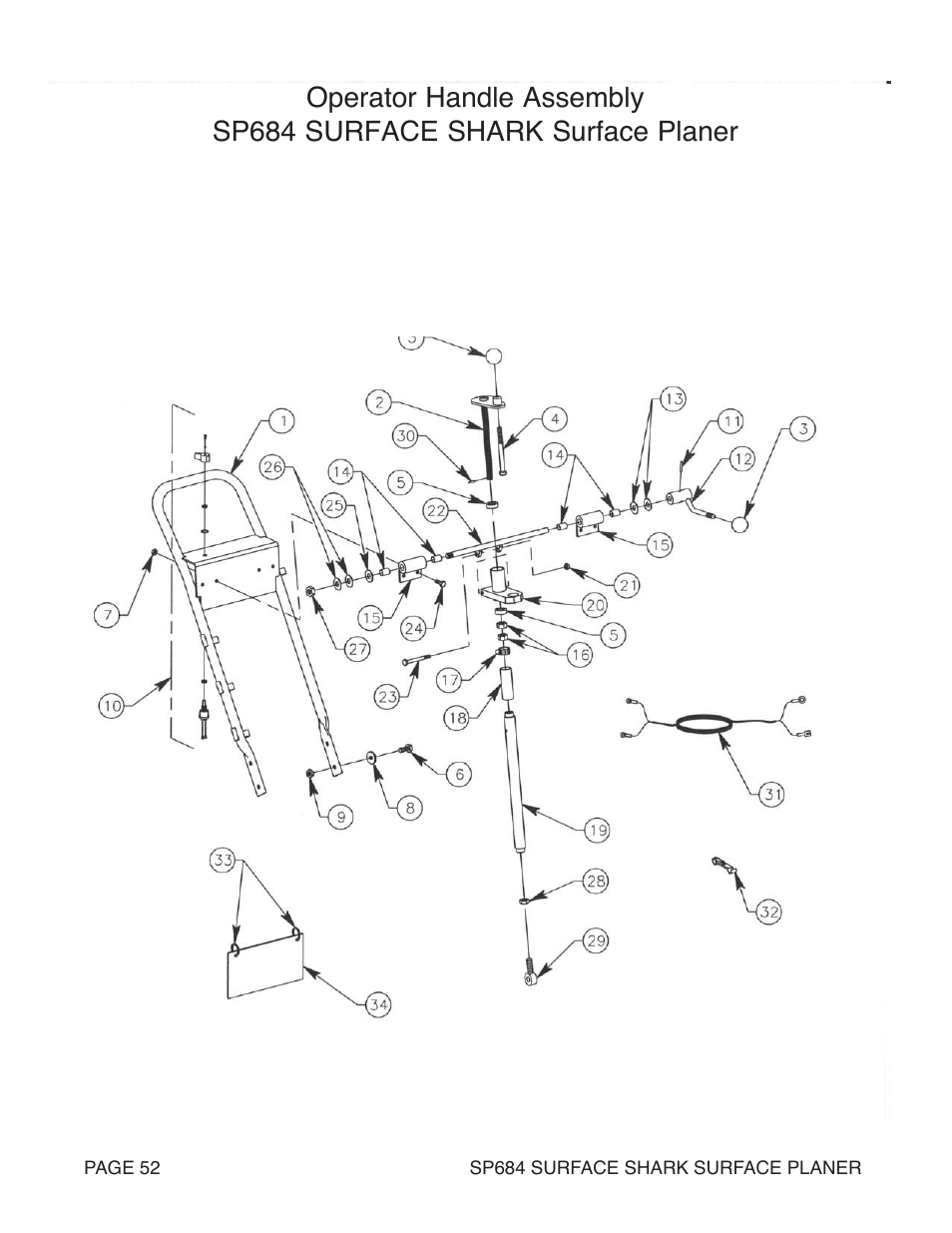 Marshalltown SP684 SURFACE SHARK Surface Planer User Manual | Page 52 / 60