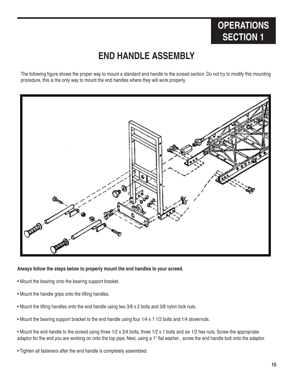 Marshalltown Truss Screed User Manual | Page 15 / 28