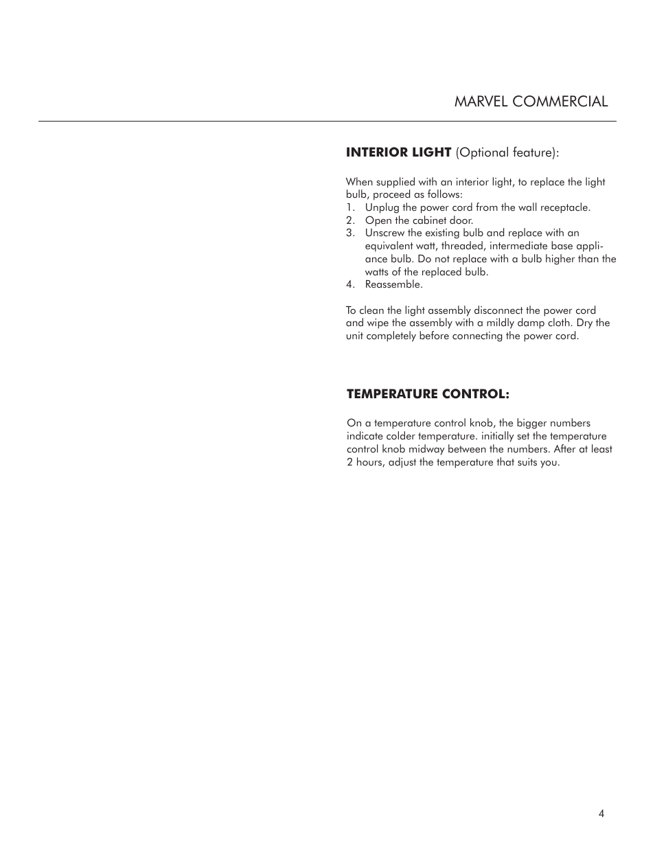 Marvel commercial | MARVEL Scientific 6FAR User Manual | Page 5 / 12