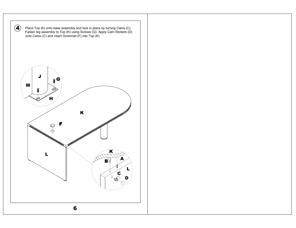 Mayline Peninsula Return 72 x 36 Aberdeen Series User Manual | Page 4 / 4