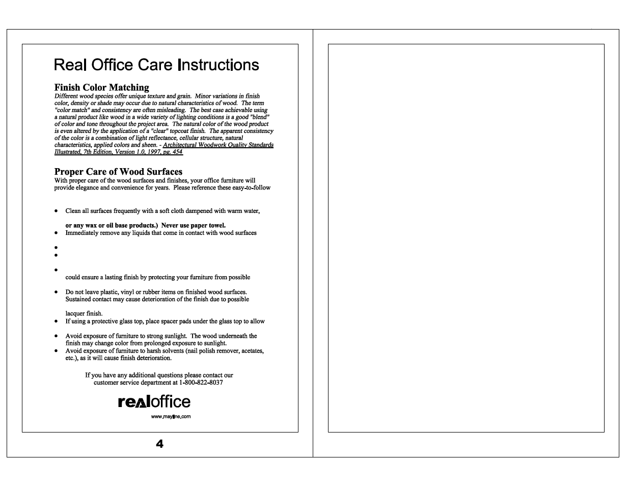 Re l | Mayline Presentation Cabinet Aberdeen Series User Manual | Page 3 / 3