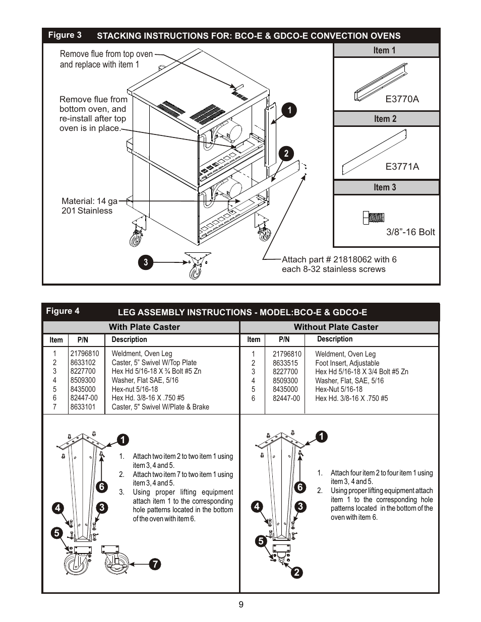 Bakers Pride GDCO-E User Manual | Page 9 / 16