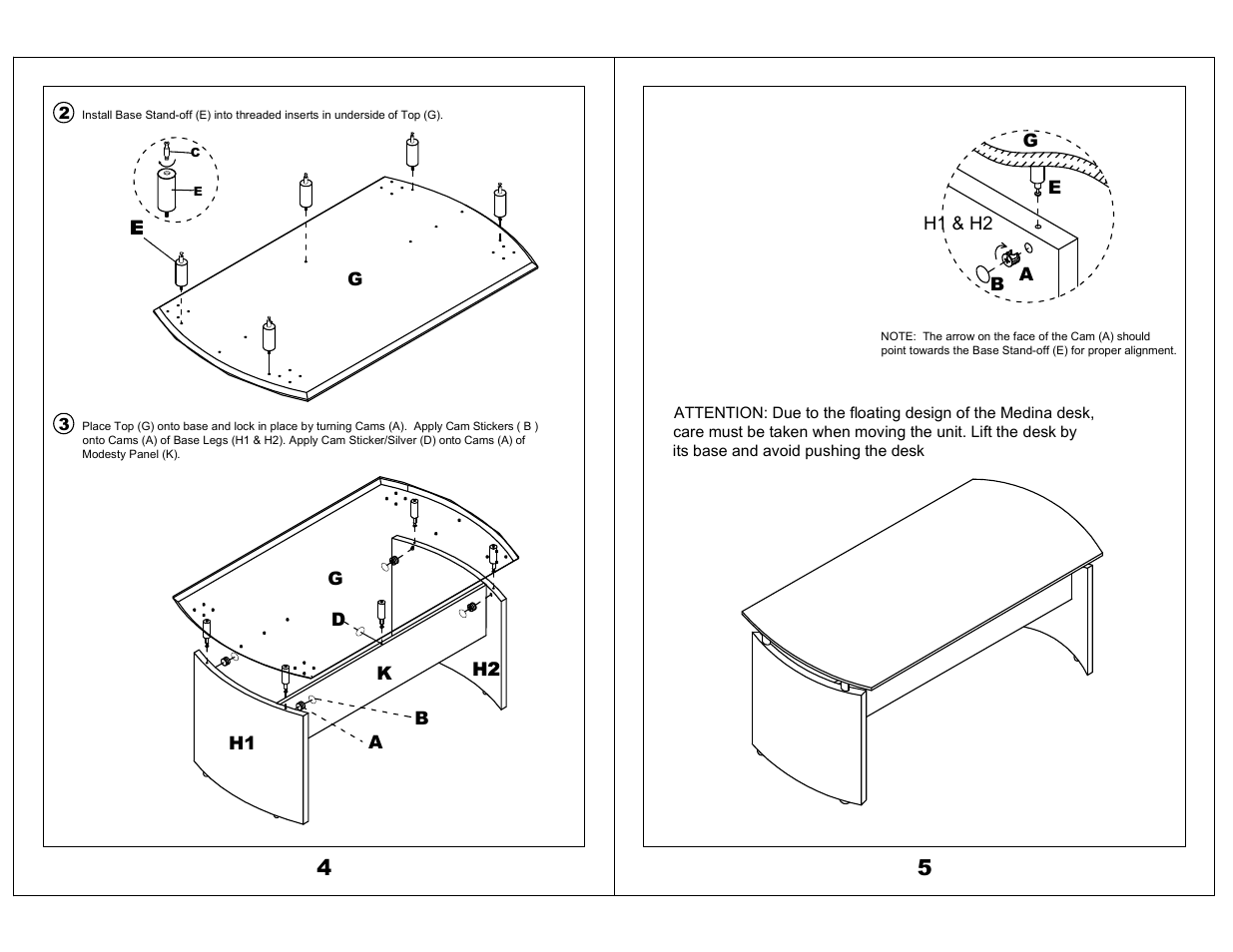 Mayline Desk Top and Modesty Panel Medina Series User Manual | Page 3 / 3