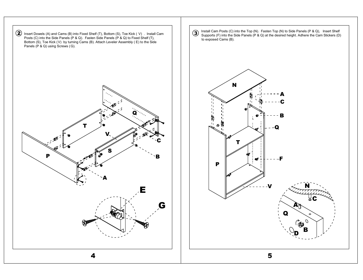 Mayline MVB5 Bookcase Medina Series User Manual | Page 3 / 4