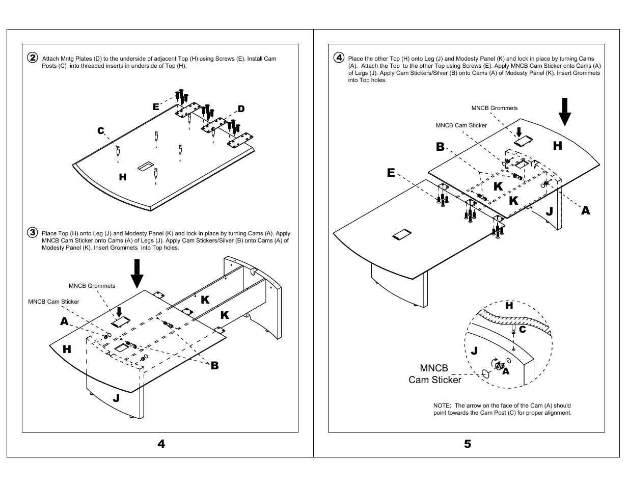 Mayline 120 Conference Table Medina Series User Manual | Page 3 / 3