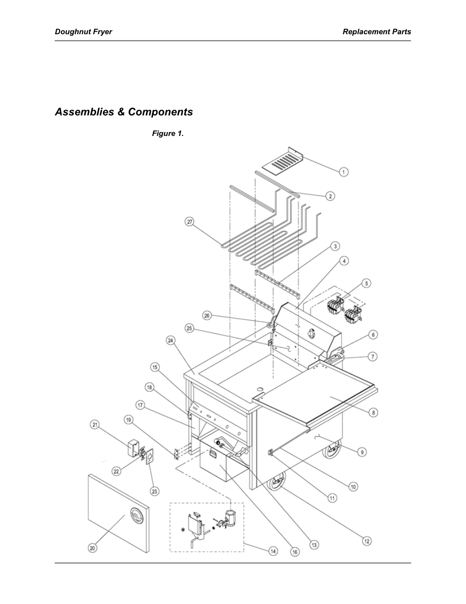 Replacement parts, Assemblies & components | BKI DNF-F User Manual | Page 12 / 28