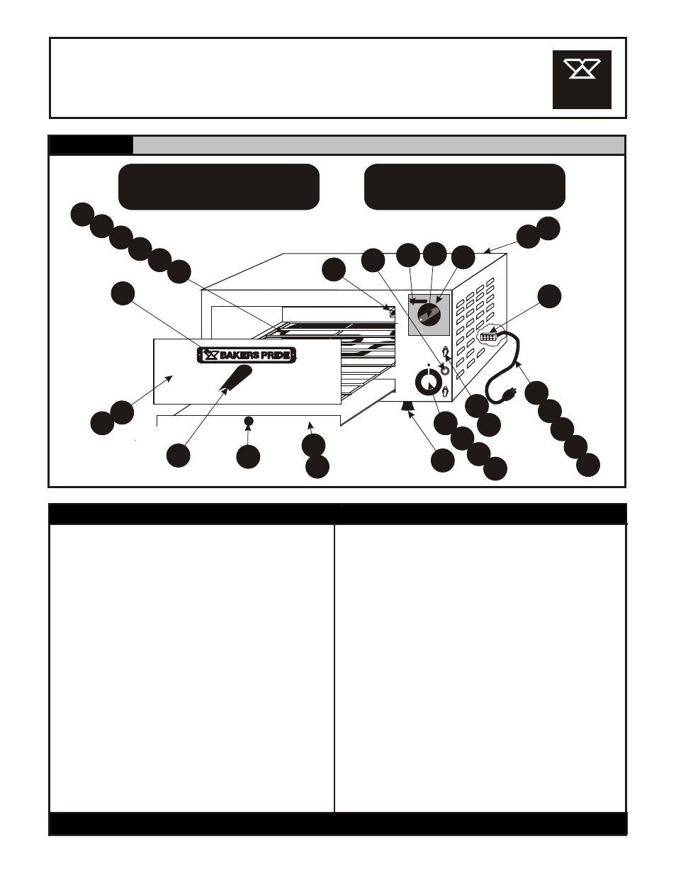 Px-14 / px-16, Px-14 / 16 (old style), Electric countertop oven | Figure b, Bakers pride, Before, 120v) | Bakers Pride PX-16 User Manual | Page 4 / 4
