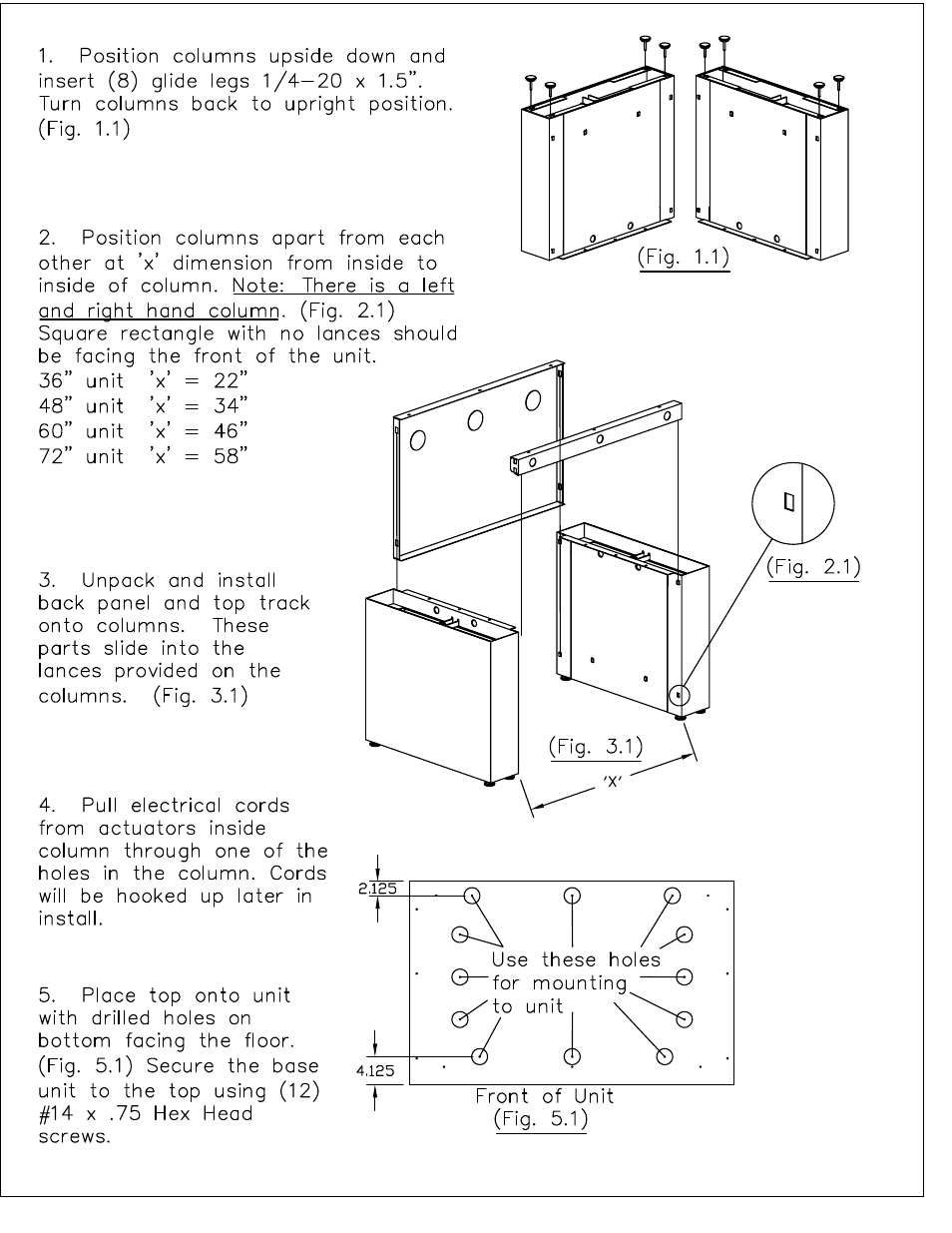 Mayline Electrical Height Adjustable Table User Manual | Page 2 / 4