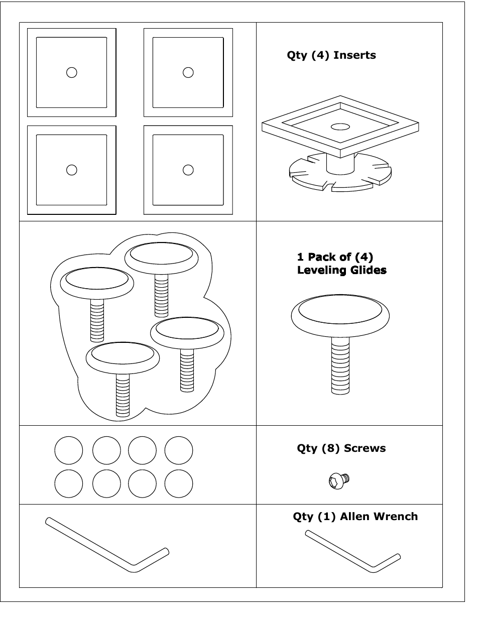 Mayline Table Leg User Manual | Page 2 / 2