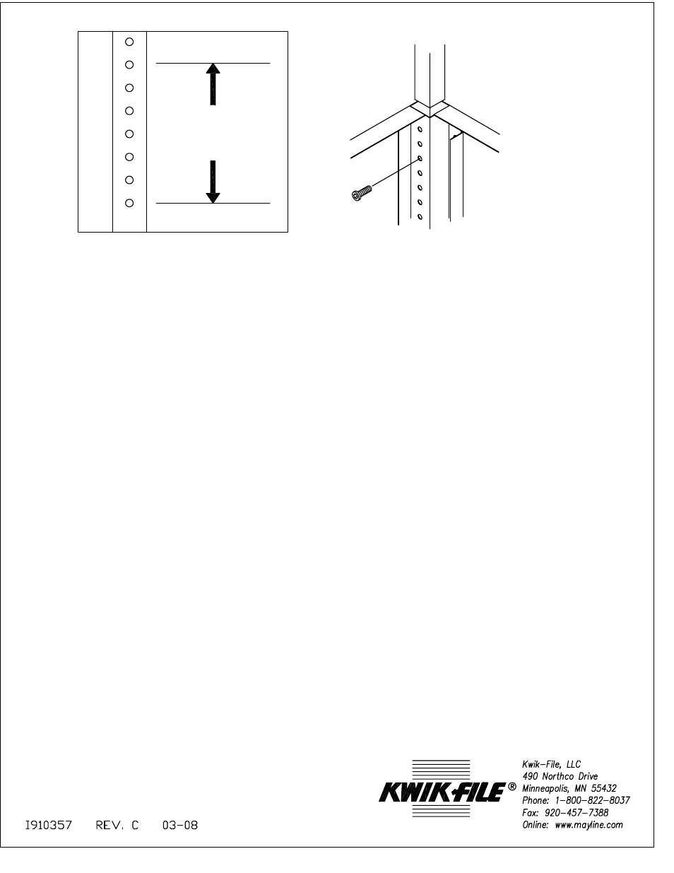 Mayline TB48 Work Table & SLF48 Shelf User Manual | Page 3 / 3