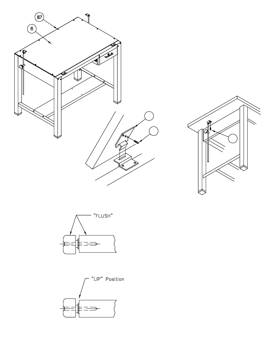 Top installation | Mayline Ranger 4-post Table User Manual | Page 4 / 5