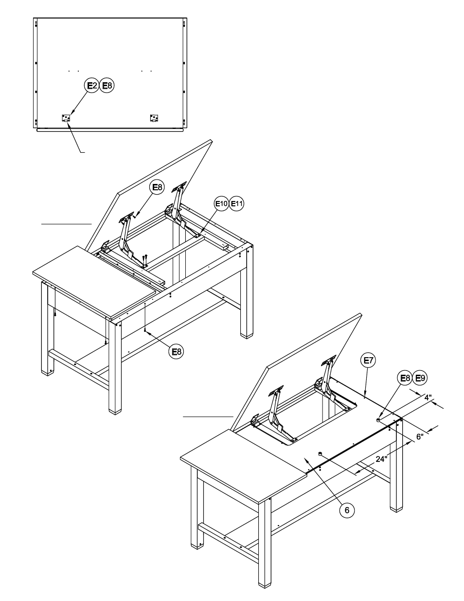 Mayline Ranger Split-Top User Manual | Page 3 / 4