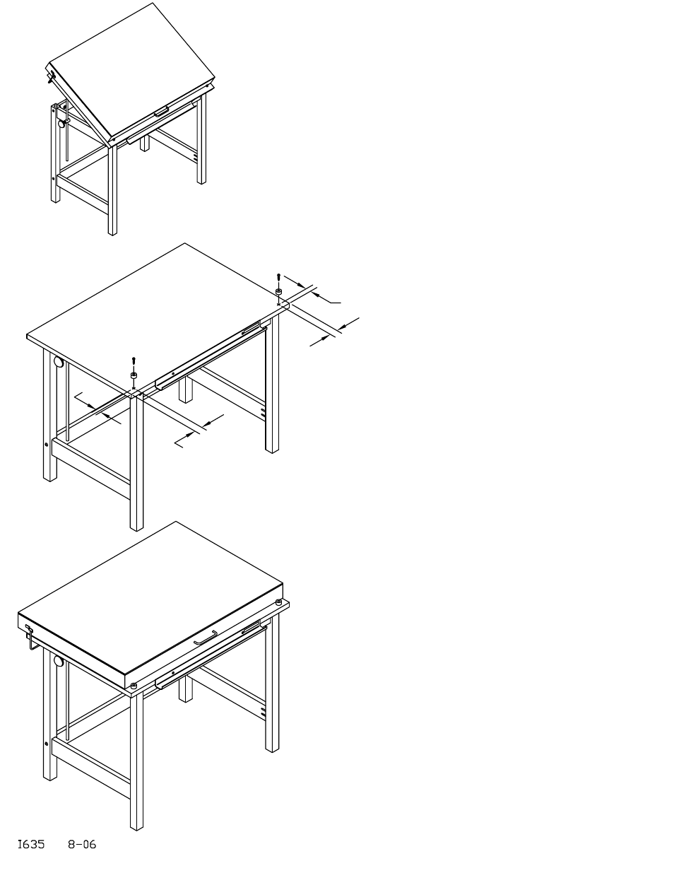 Mayline Forester Wood 4-Post Table User Manual | Page 4 / 4