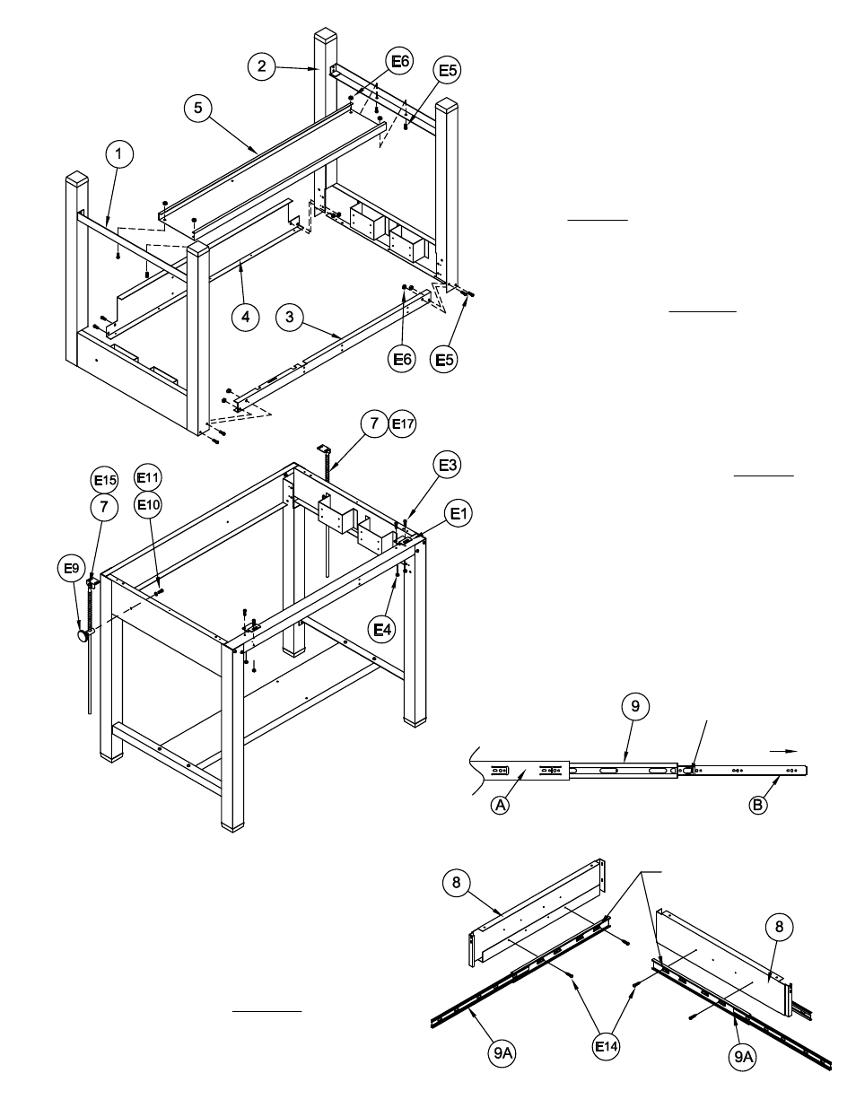 Mayline Ranger 4-Post Table w/ Ligh User Manual | Page 2 / 3