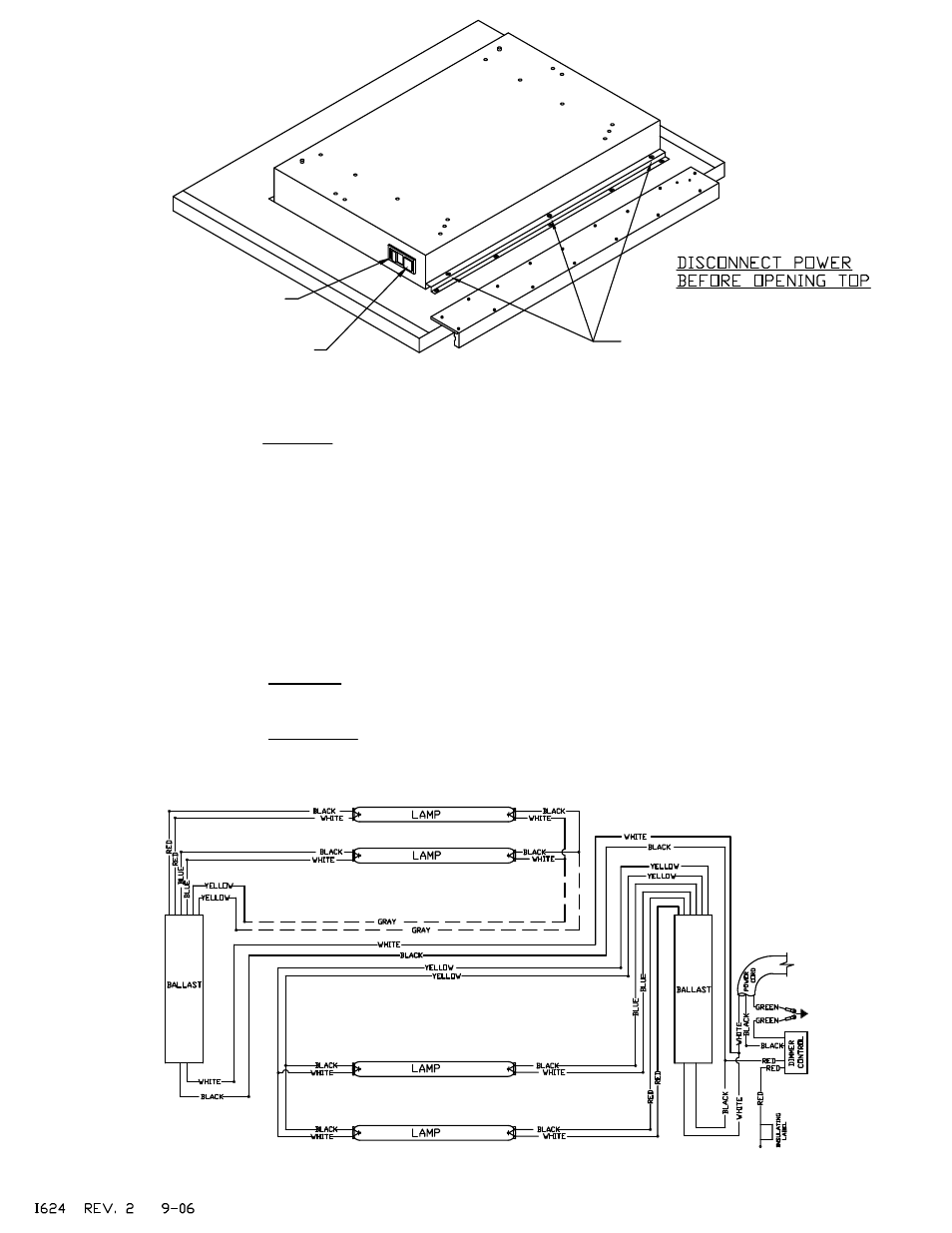 Adjustments and service for light top | Mayline Light Box User Manual | Page 4 / 4