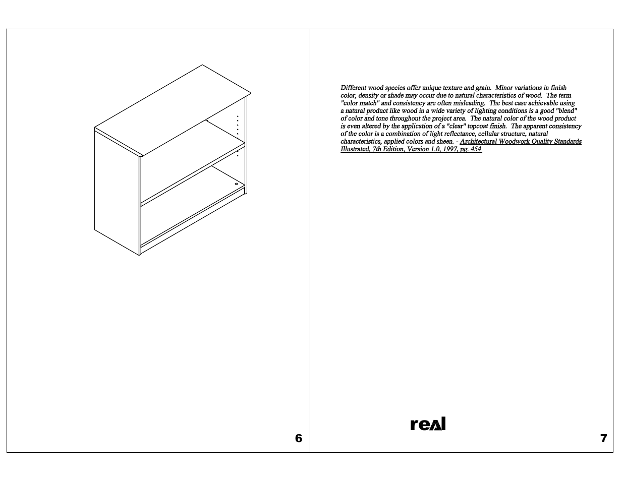 Ore l ffice, Real office care instructions | Mayline VB2 Bookcase, 2-Shelf User Manual | Page 4 / 4