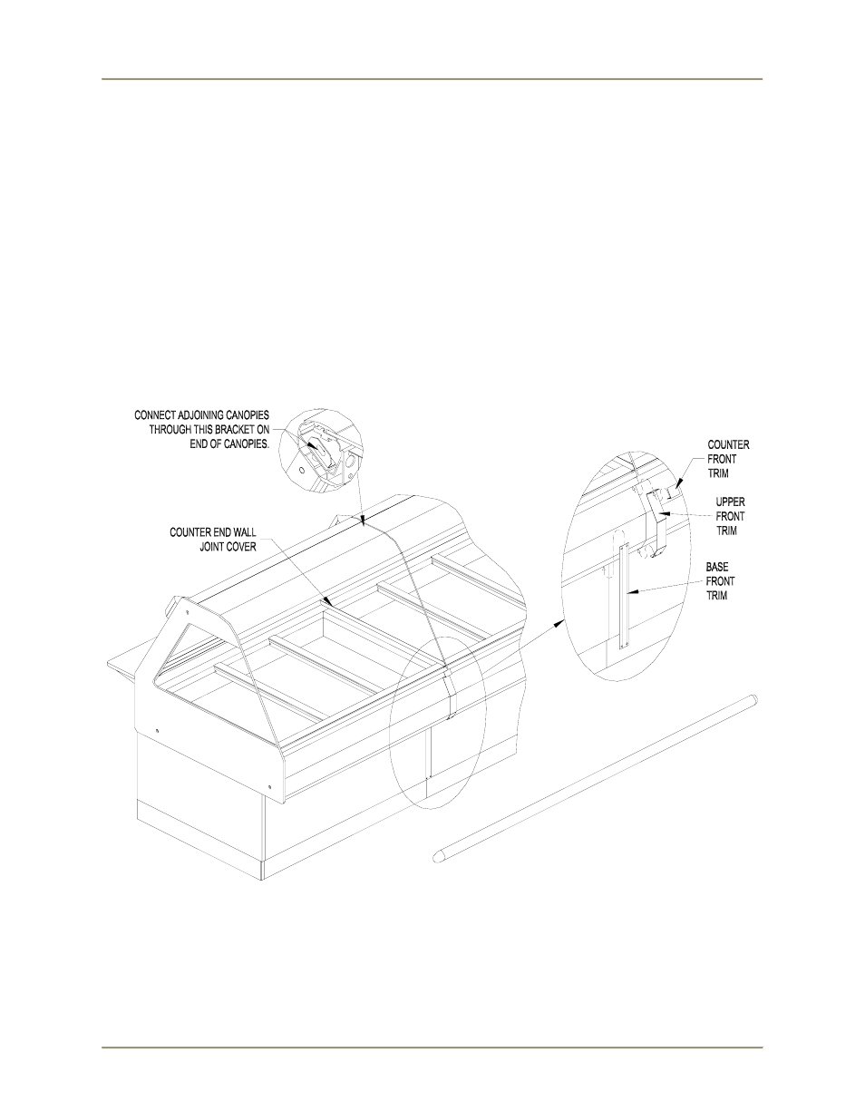 Maintenance, Case joining trim | BKI Heated Display Merchandisers CSWG User Manual | Page 17 / 36