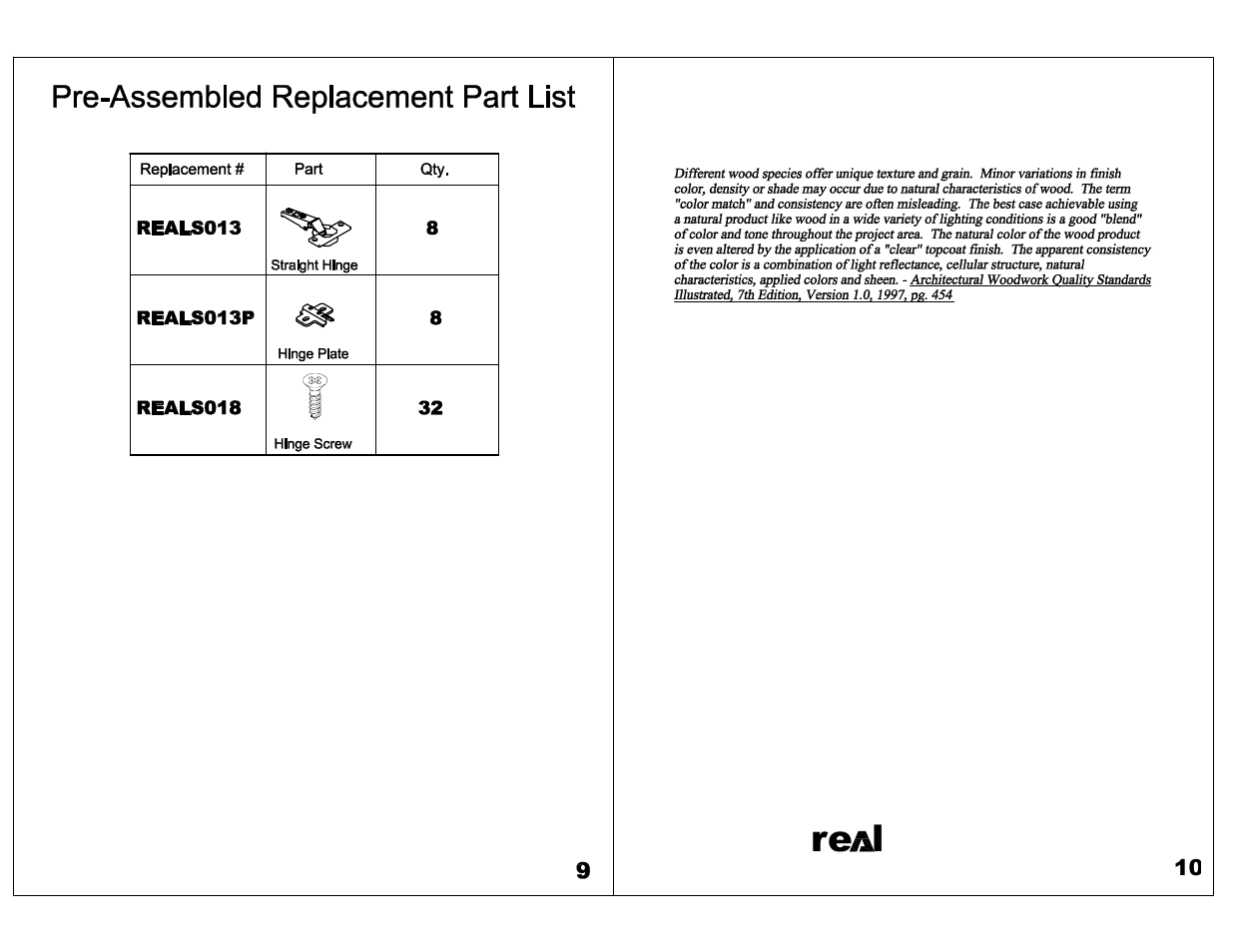 Ore l ffice, Real office care instructions | Mayline VHCD Doors for High Wall Cabinet User Manual | Page 5 / 5