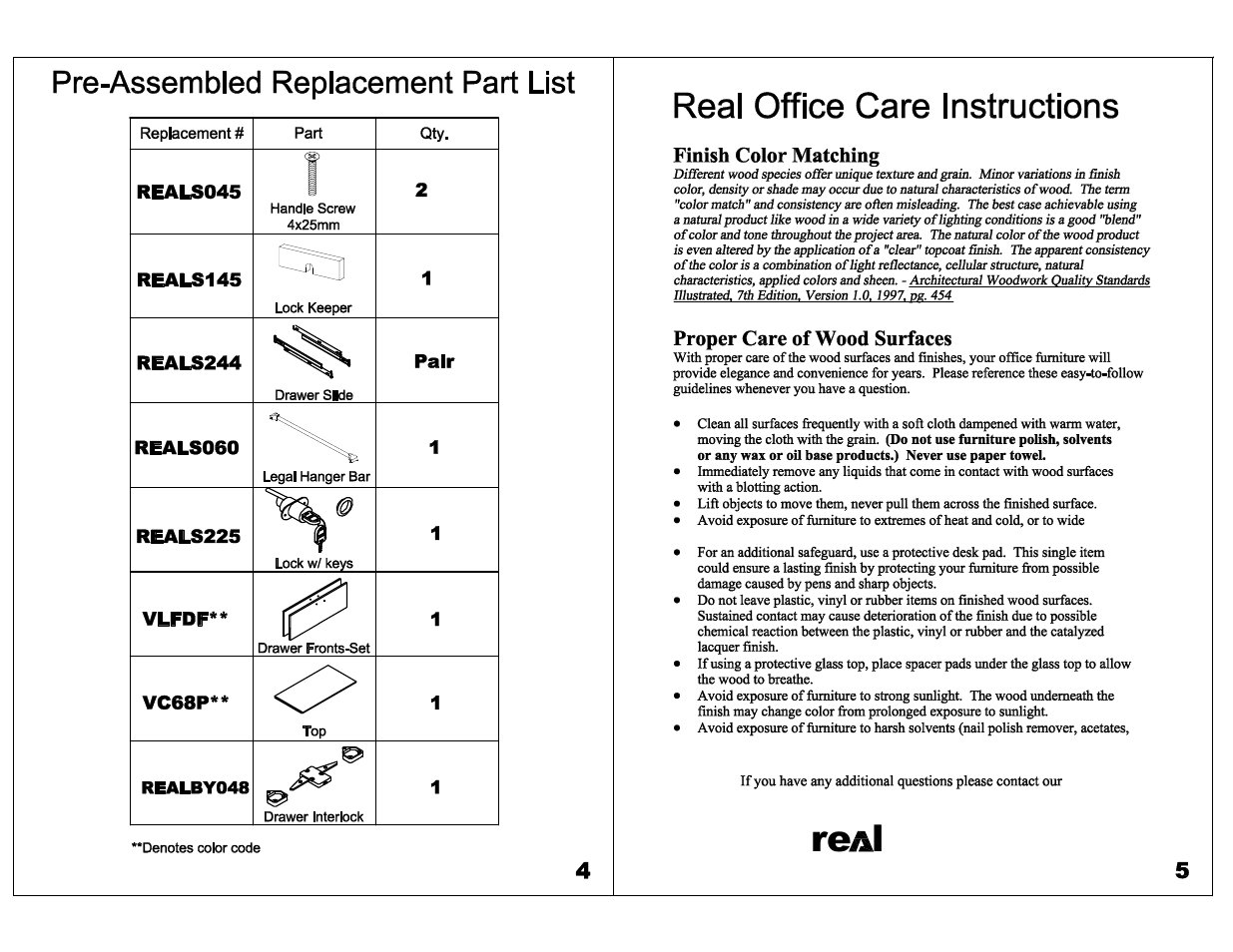 Ore l ffice | Mayline VLF 36" Free Standing 4 Drawer Lateral Filing Cabinet User Manual | Page 3 / 3