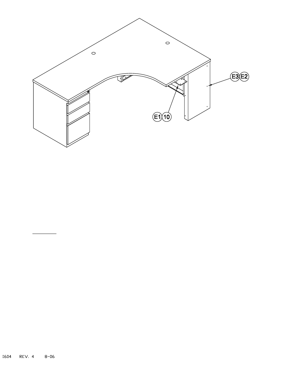 Mayline CSII "J Table" User Manual | Page 4 / 4