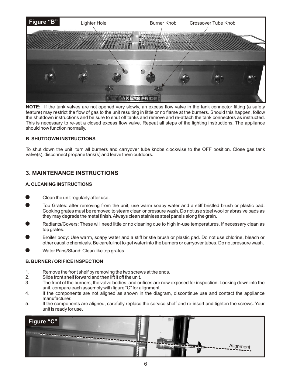 Bakers Pride CBBQ-30S User Manual | Page 6 / 12