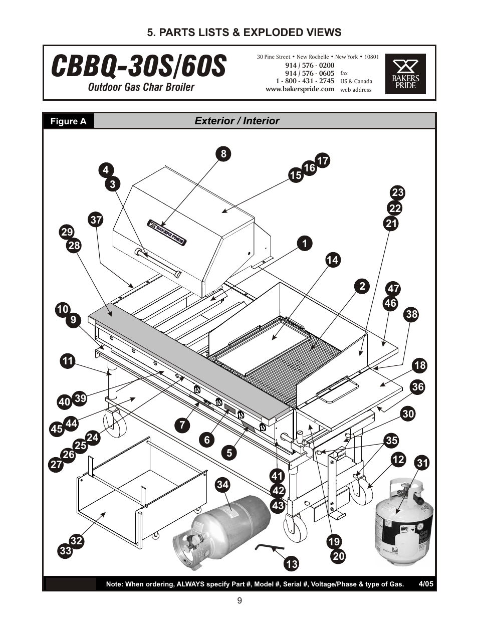Cbbq-30s/60s | Bakers Pride CBBQ-30S User Manual | Page 9 / 12