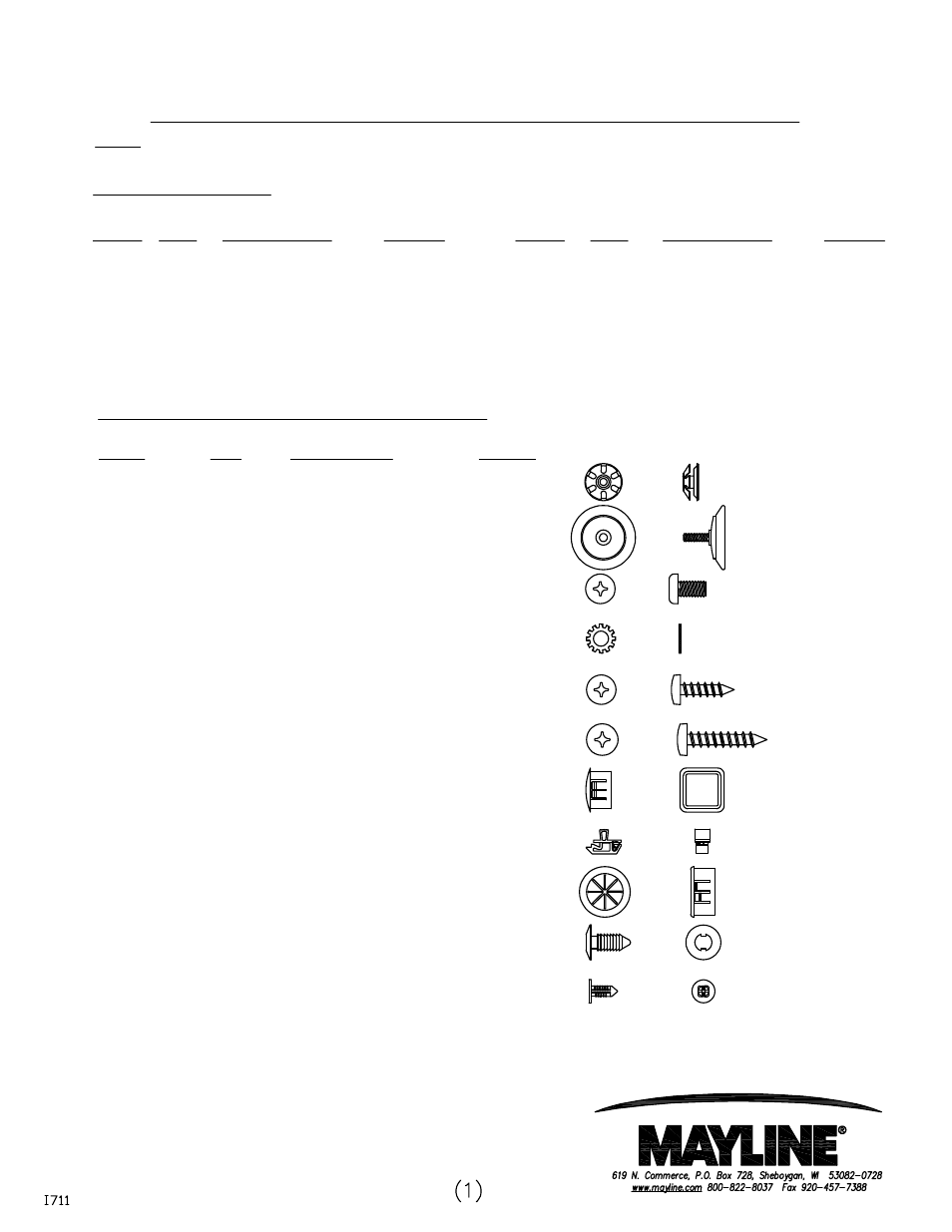 Mayline Single Adder User Manual | 6 pages