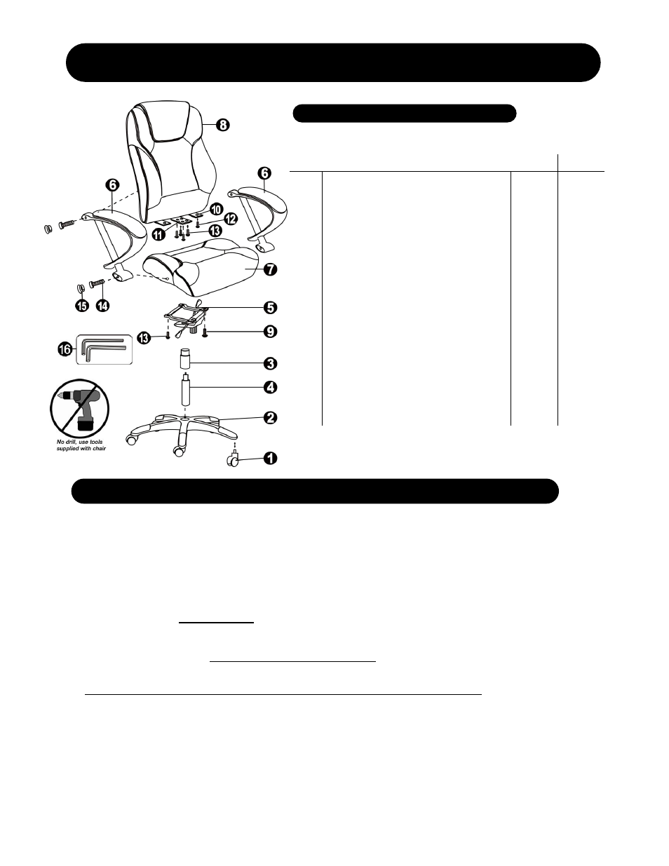 Mayline 300 Series High-Back Chair User Manual | Page 2 / 2