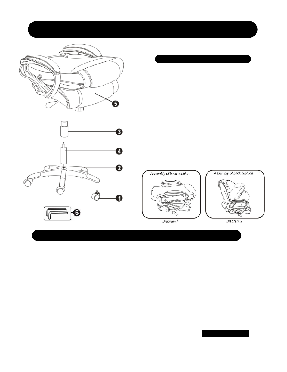 Item number: ul530mezblk | Mayline 500 Series Mid-Back Chair User Manual | Page 2 / 2