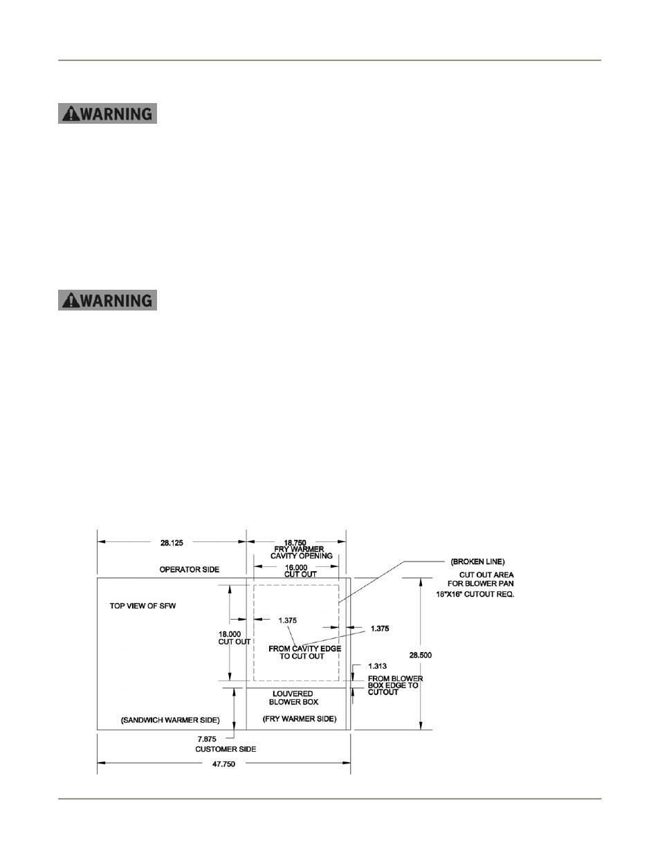 Installation, Instructions for shipping damage, Electrical information and grounding | Installation instructions, Right-sided sfw | BKI SFW-72 User Manual | Page 8 / 28