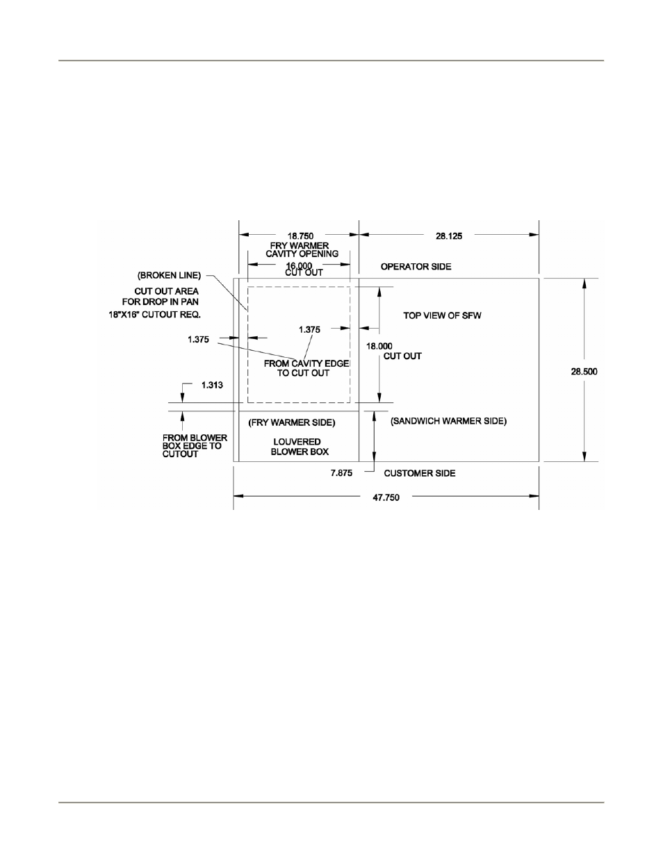 Left-sided sfw | BKI SFW-72 User Manual | Page 9 / 28