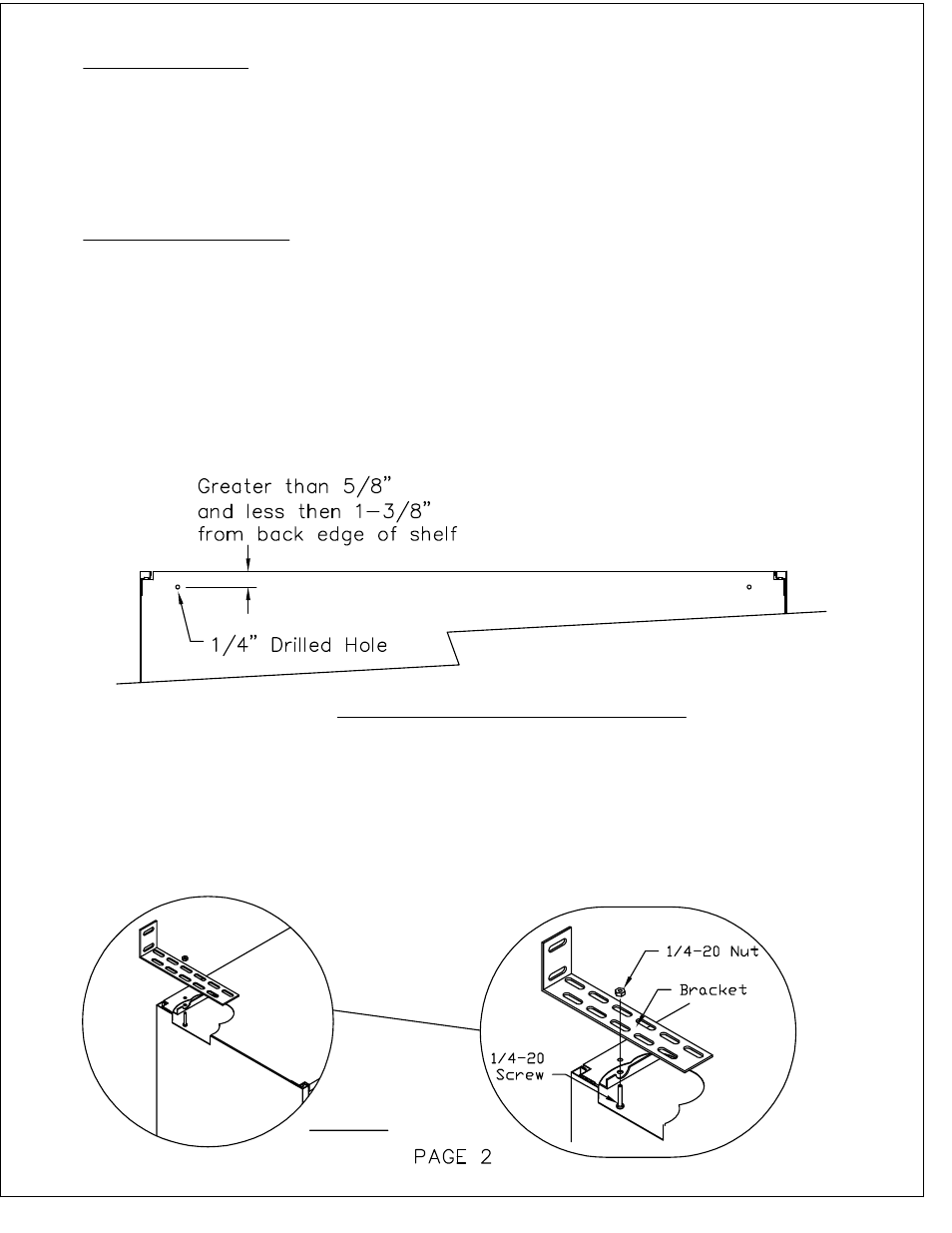 Mayline Four Post Wall Anti Tip User Manual | Page 2 / 3