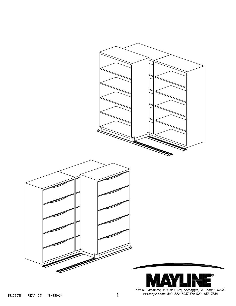 Mayline Kwik-Track User Manual | 4 pages