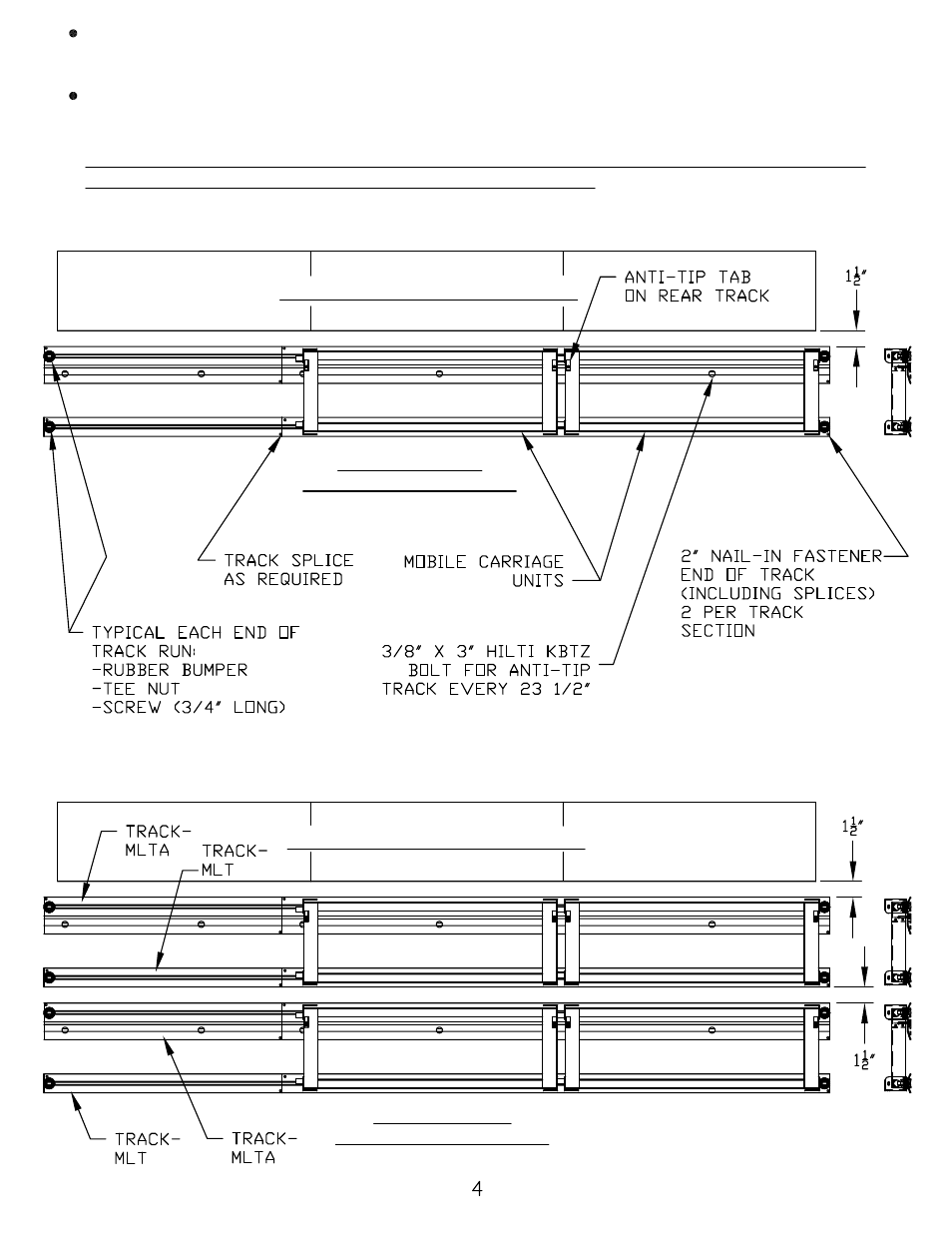 Mayline Kwik-Track User Manual | Page 4 / 4