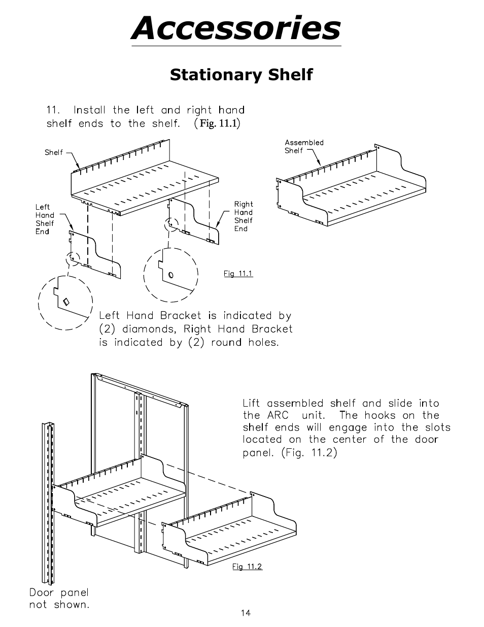 Accessories | Mayline ARC Rotary Files User Manual | Page 14 / 16